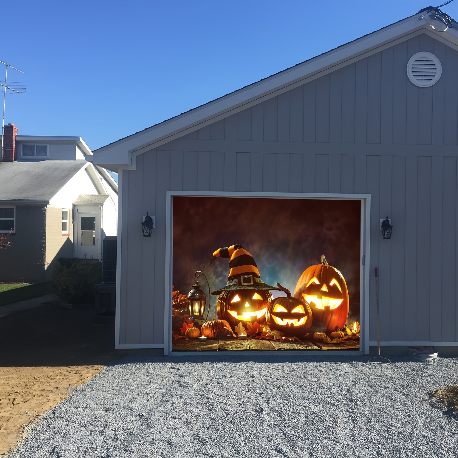 Halloween Garage Door Banner