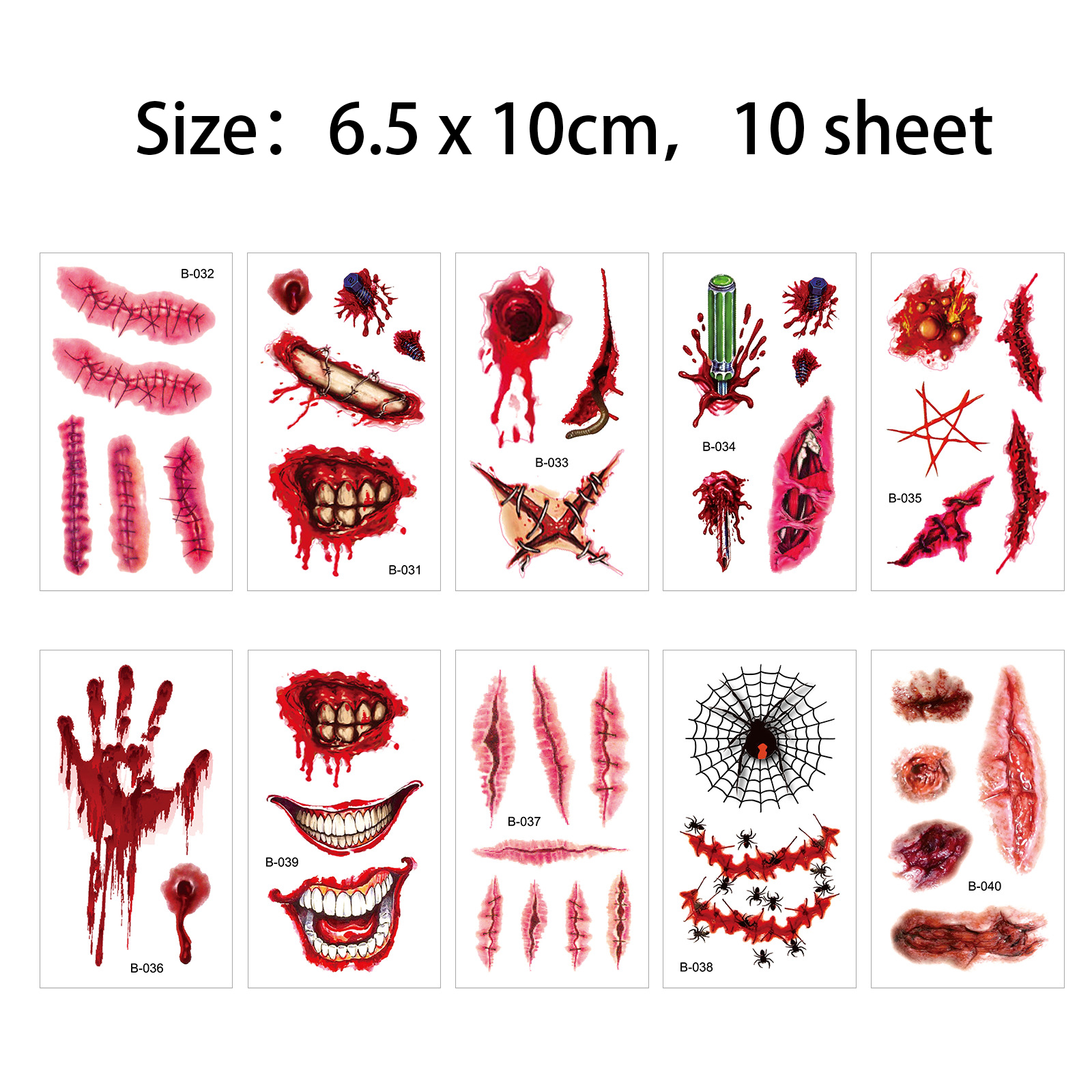 Halloween Temporary Tattoos