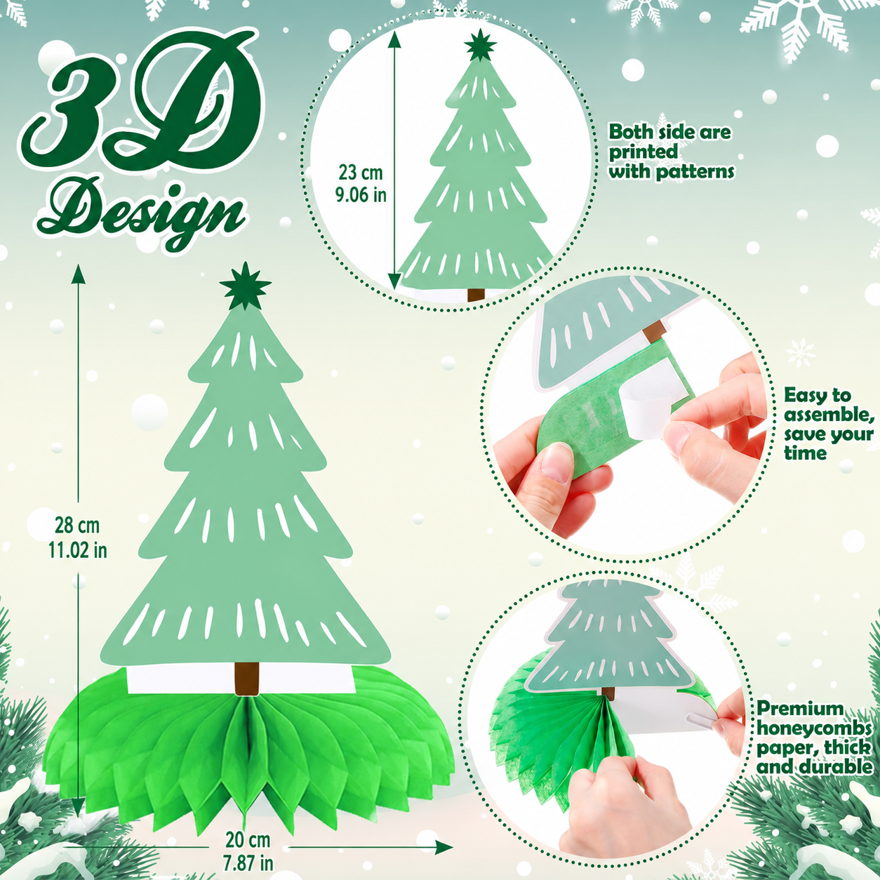 Honeycomb Paper Christmas Tree