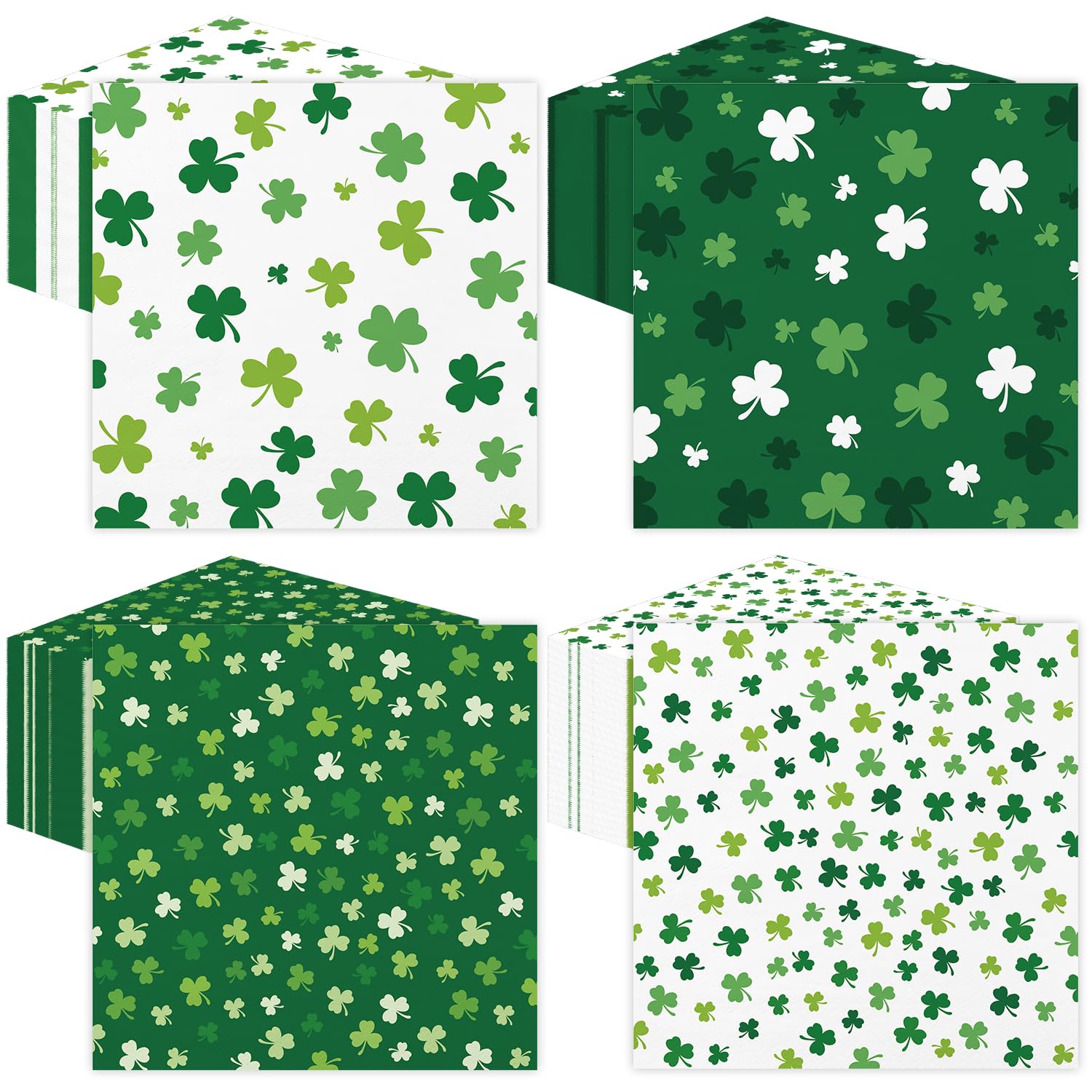 Disposable Napkin Manufacturer - Premium St Patrick's Day Shamrock Paper Napkins