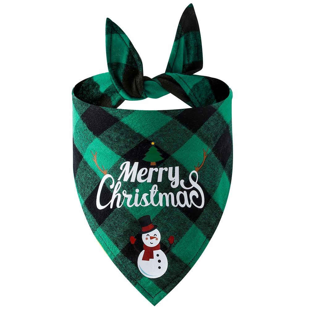 Wholesale Pet Bandana - Custom Christmas Plaid Designs - Image 9