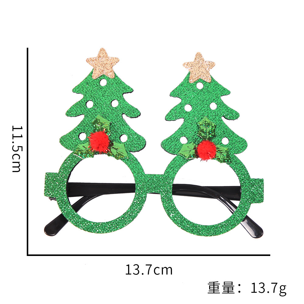 Party Glasses Wholesale - Funny Christmas Glitter Party Glasses - Image 6