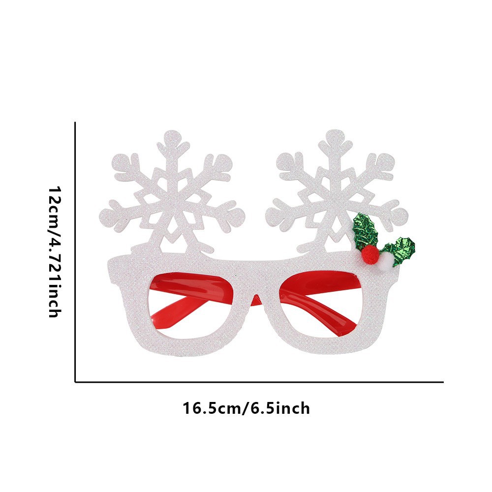Party Glasses Wholesale - Funny Christmas Glitter Party Glasses - Image 3