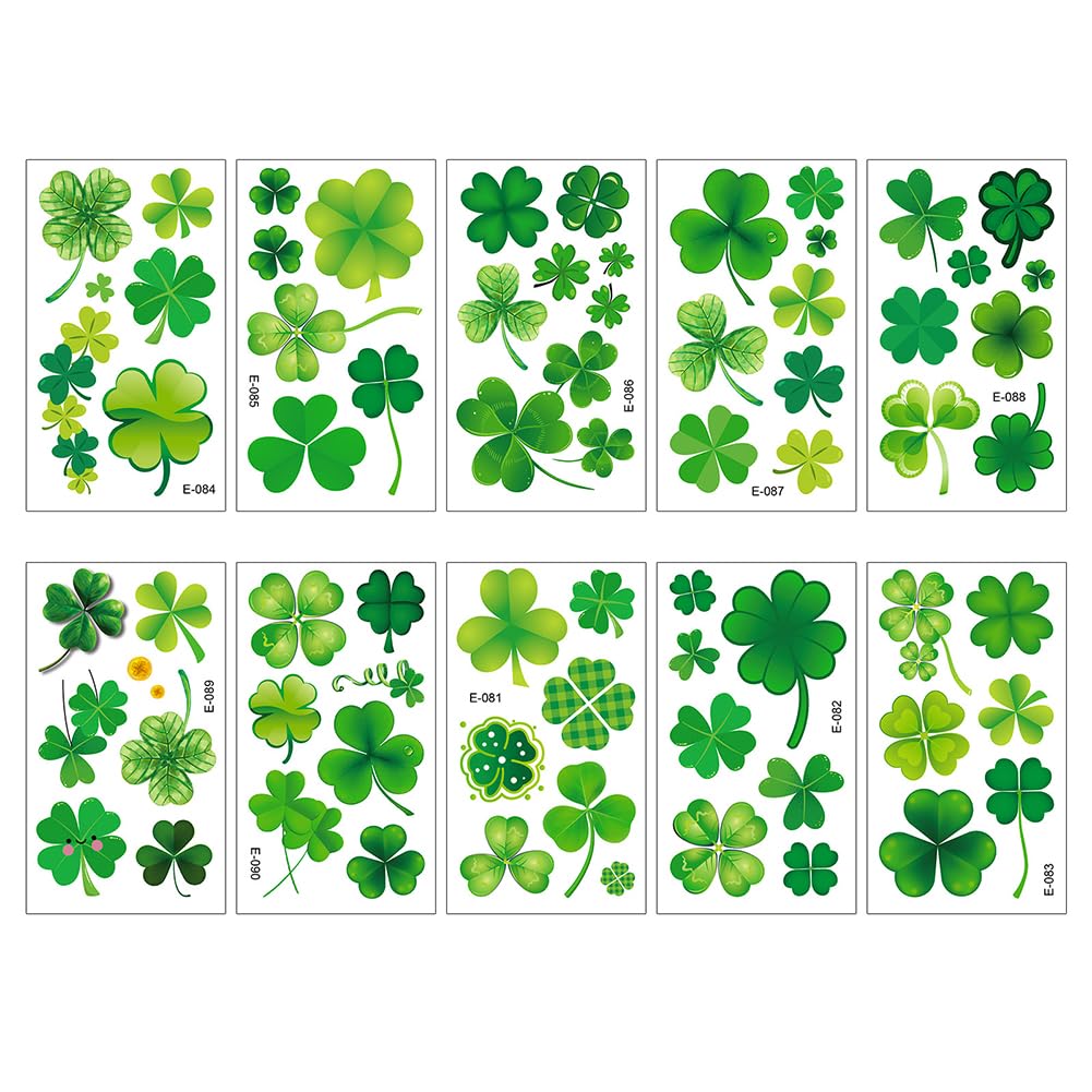 Shamrock Temporary Tattoos