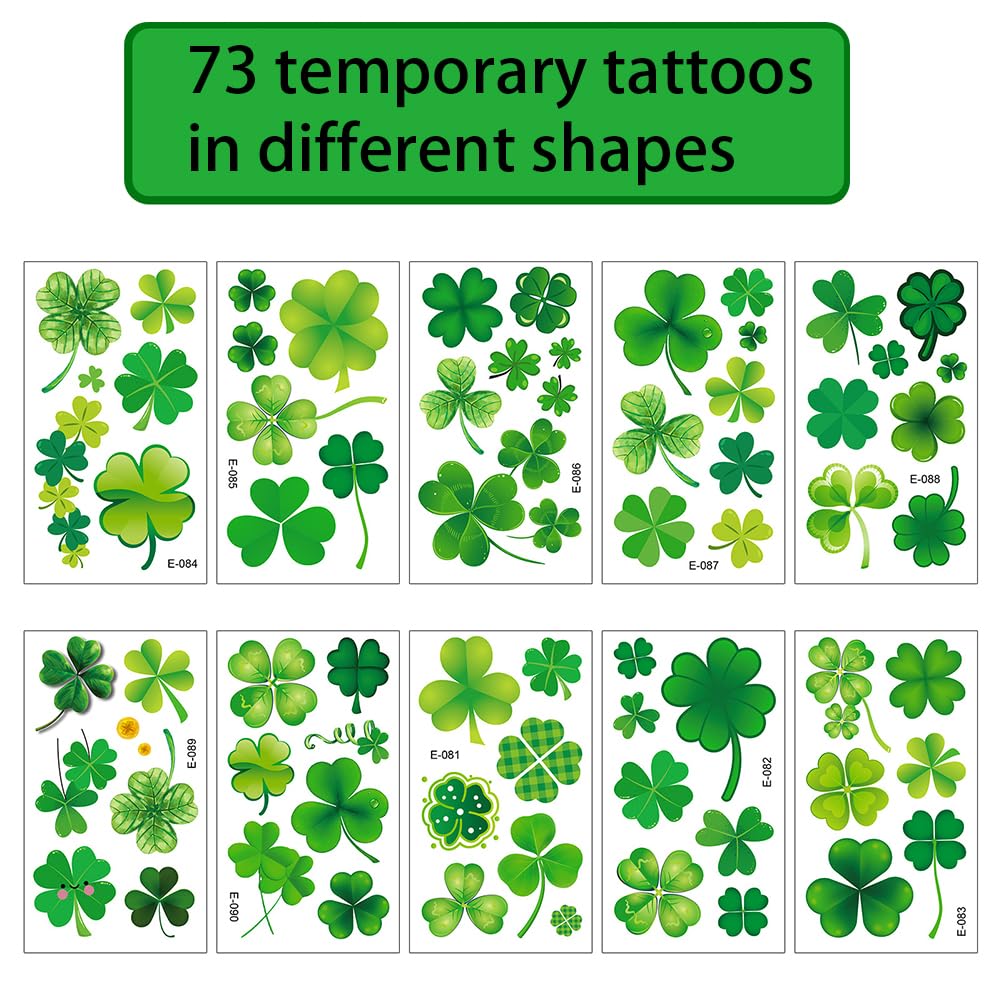 Shamrock Temporary Tattoos