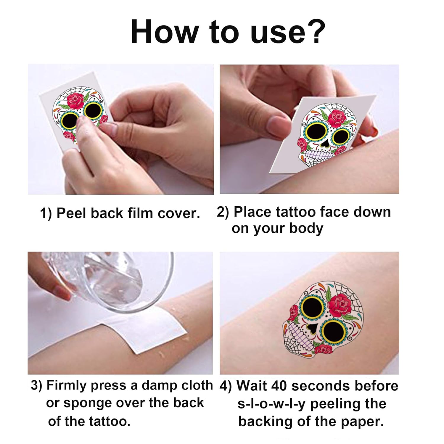 Temporary Tattoos Face