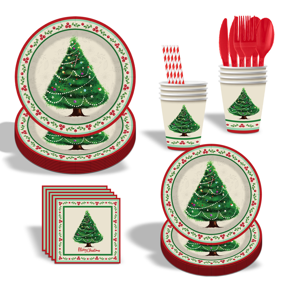 Vintage Christmas Tableware