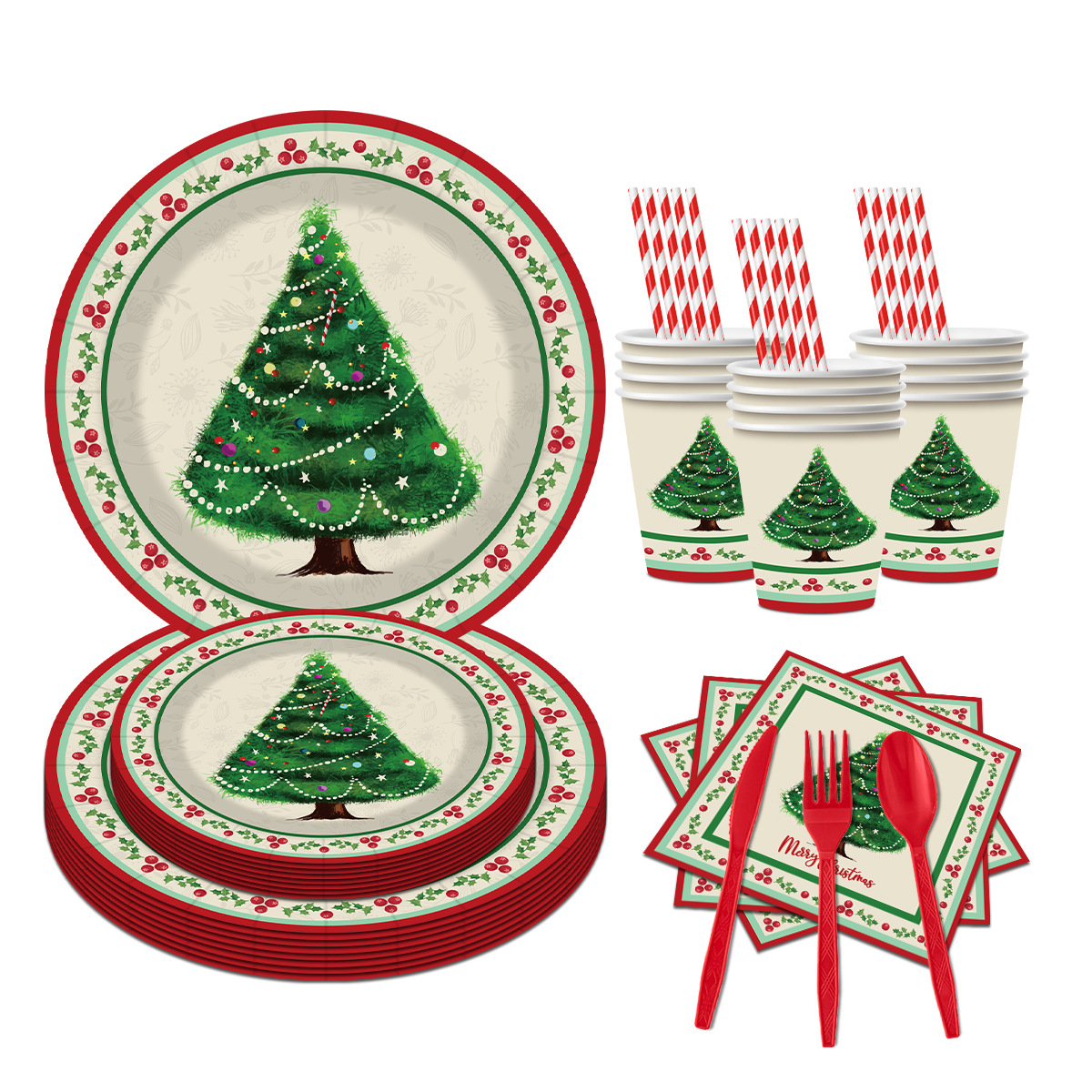 Vintage Christmas Tableware