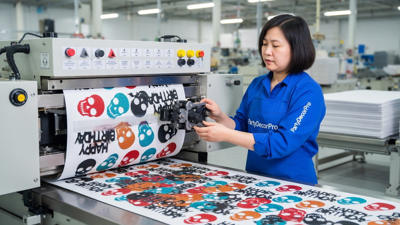 birthday confetti Manufacturing Process