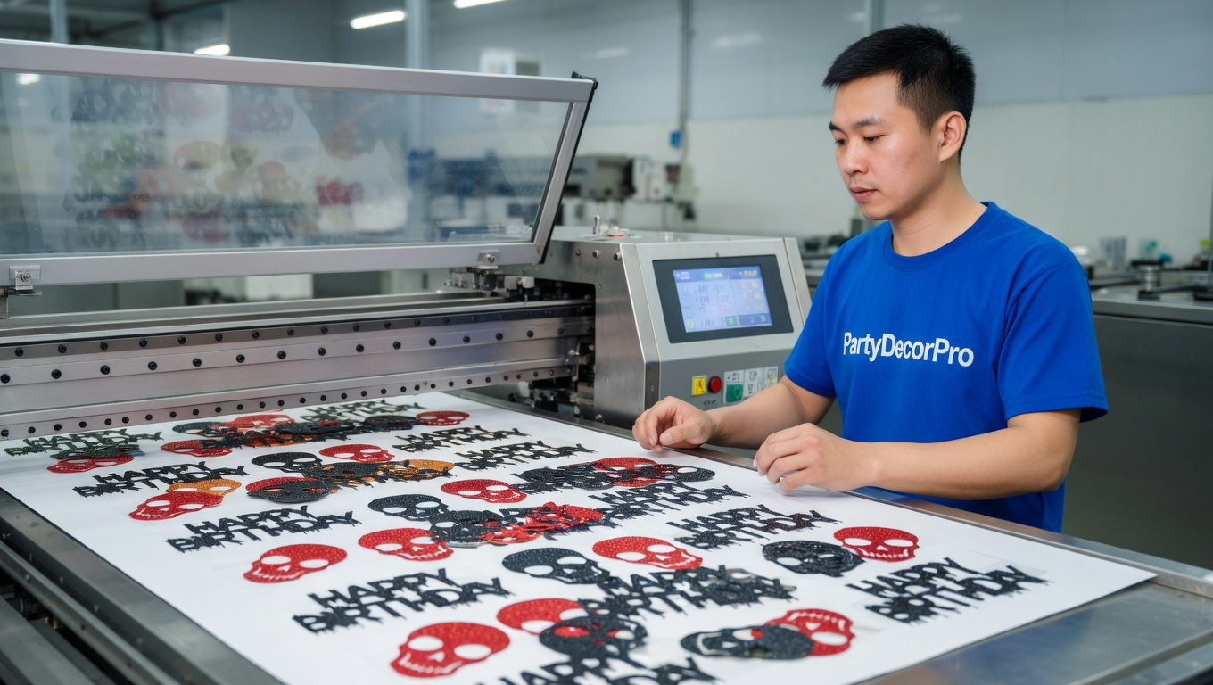 birthday confetti Manufacturing Process