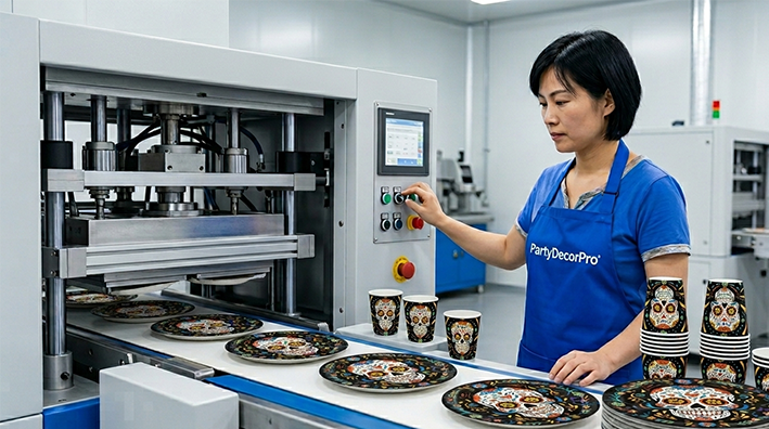 black tableware set Manufacturing Process