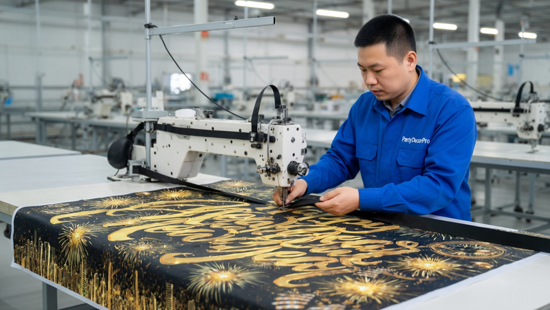 black banner Manufacturing Process 