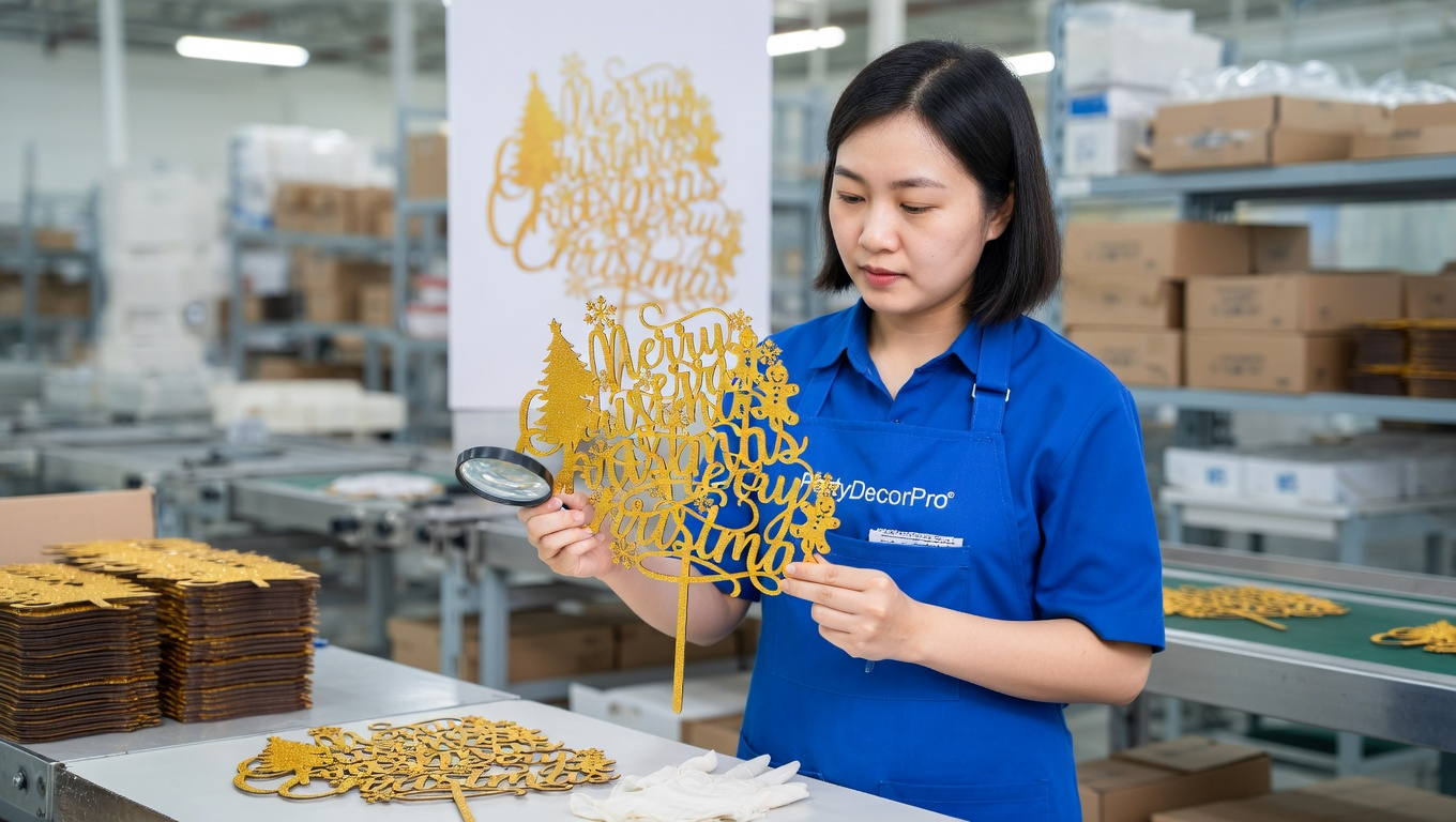 christmas cake toppers Manufacturing Process 