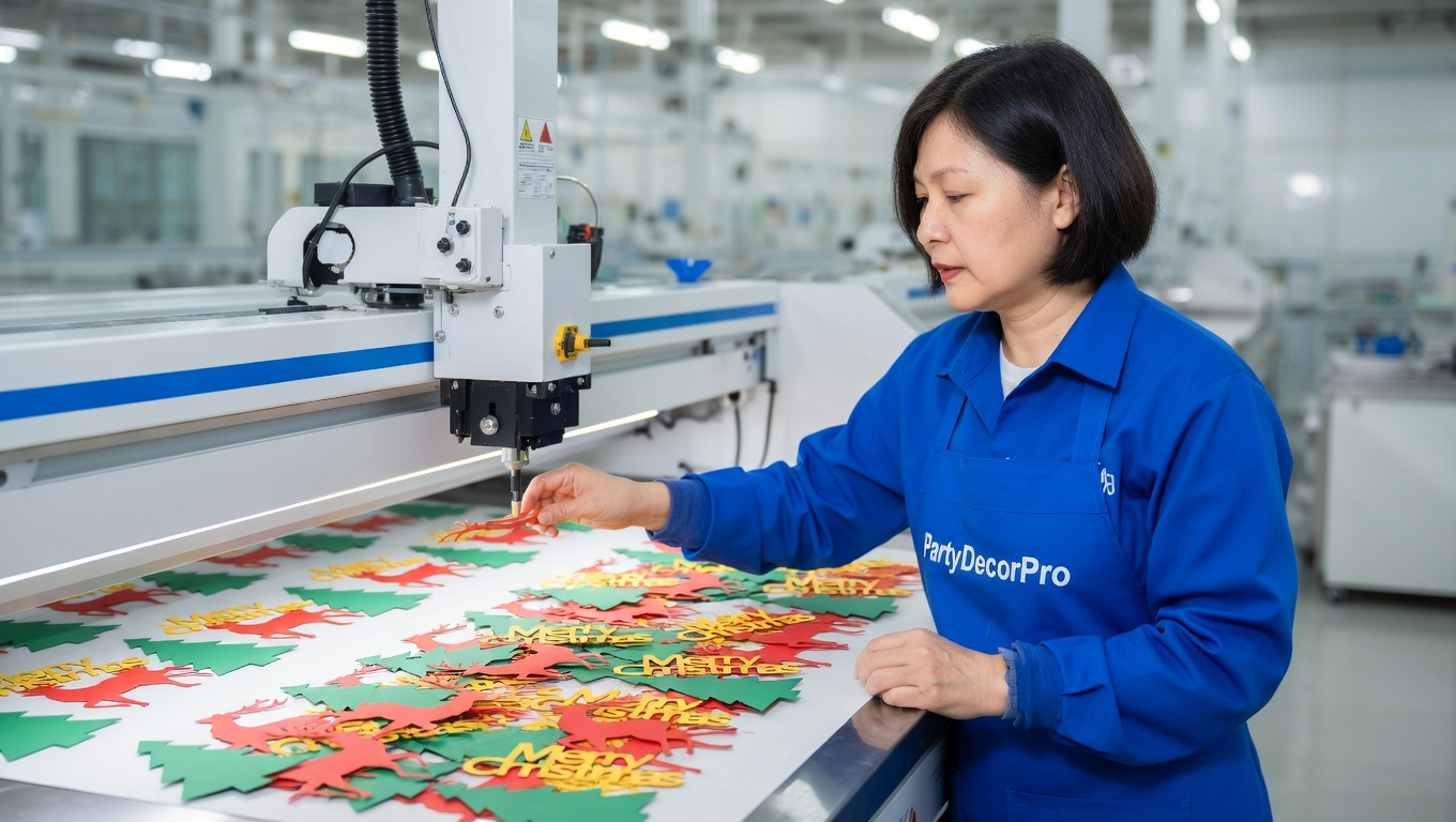 christmas confetti Manufacturing Process 