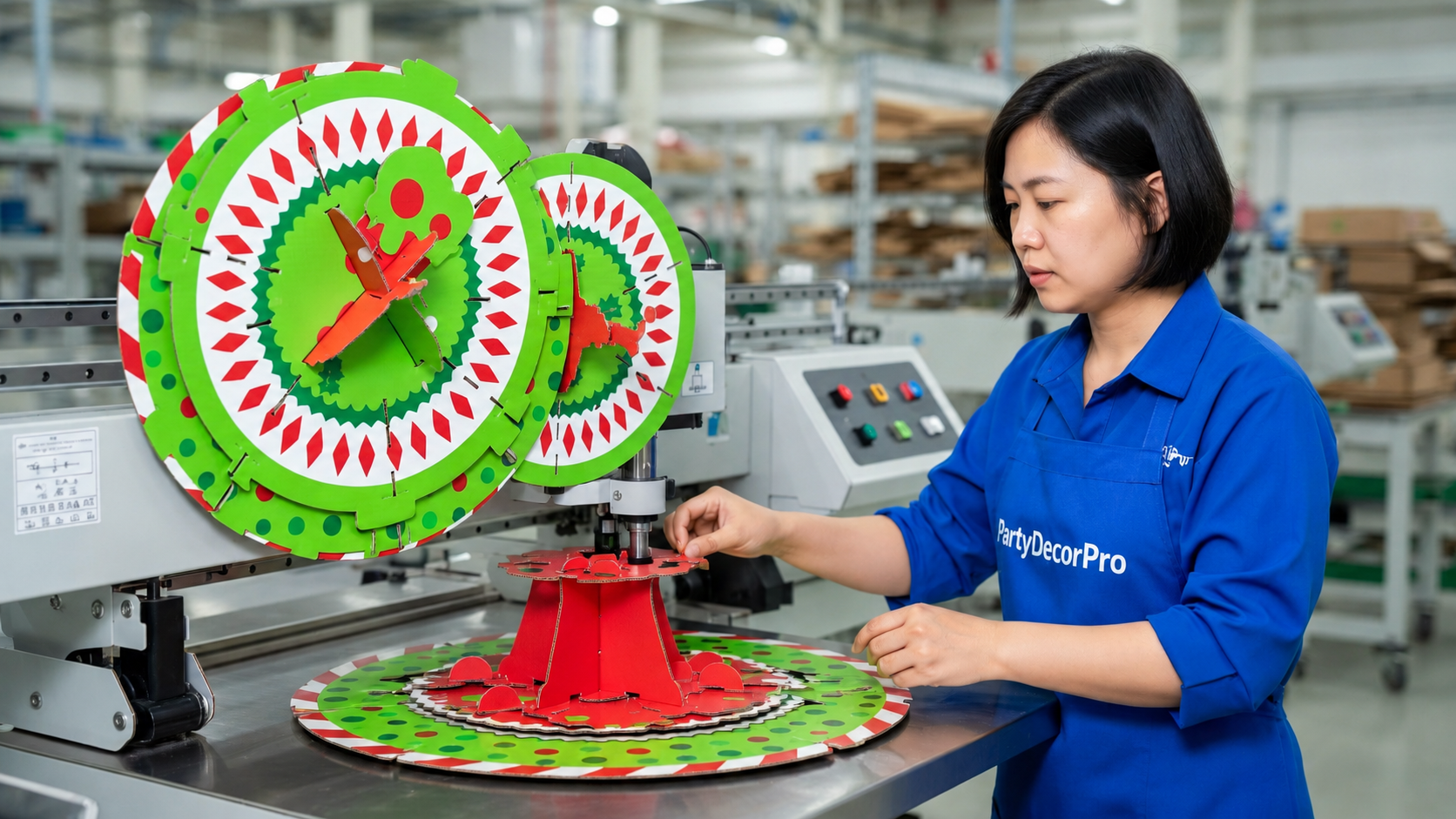 christmas cupcake stand Manufacturing Process 