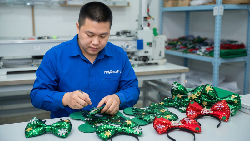 christmas hair band Manufacturing Process 