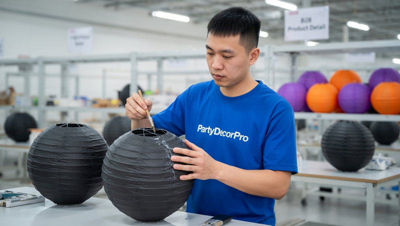 colorful lanterns Manufacturing Process 