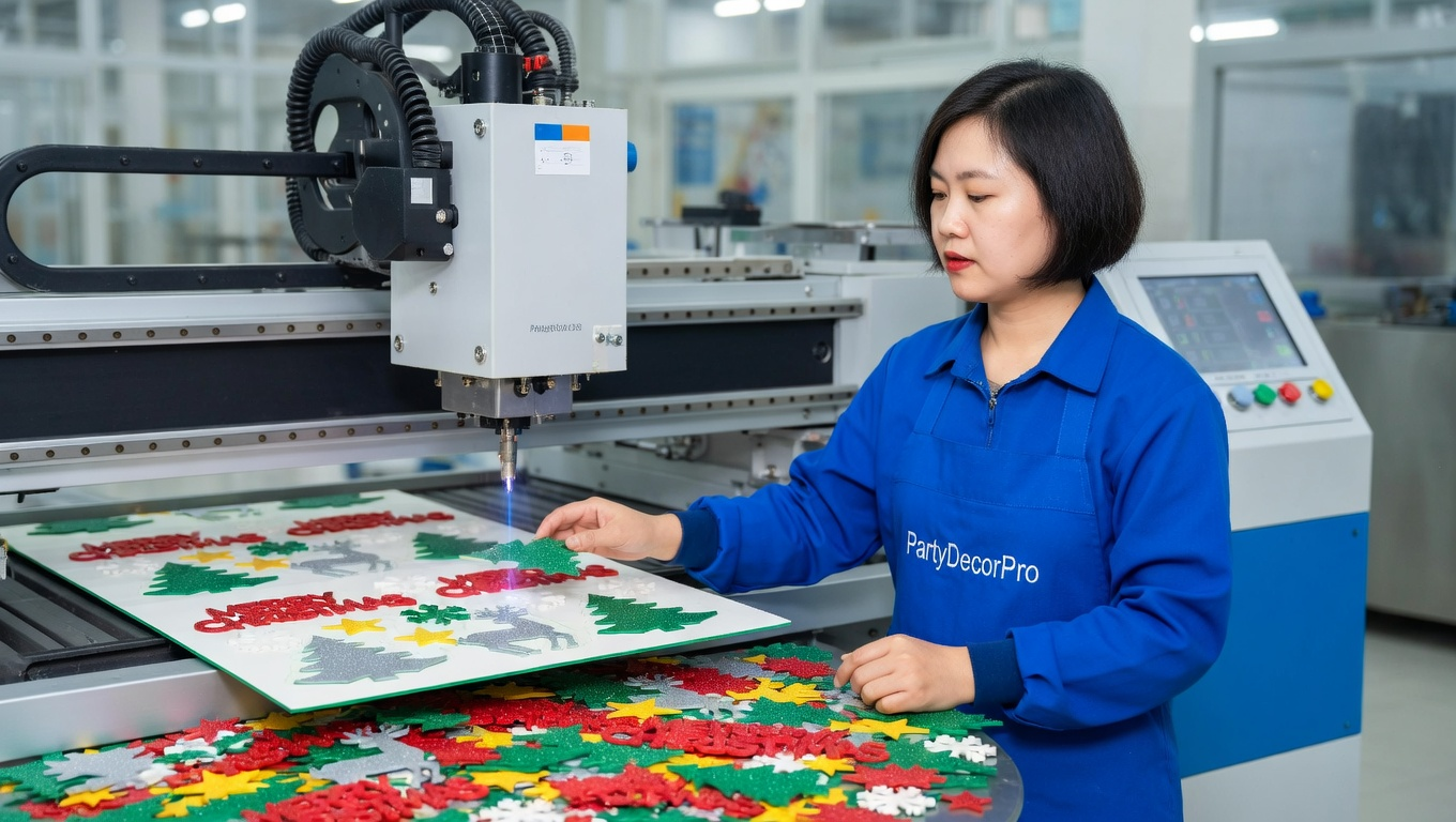 confetti for christmas Manufacturing Process