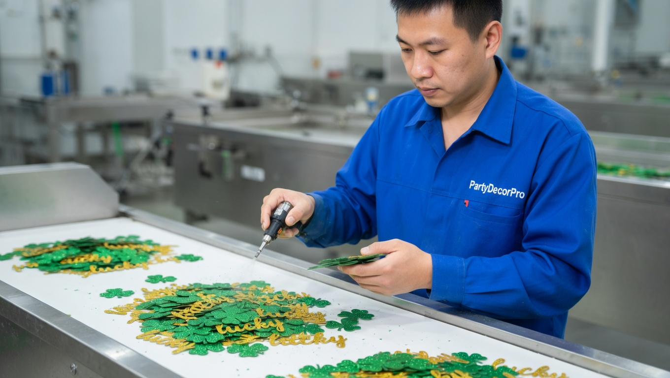 confetti for party Manufacturing Process 