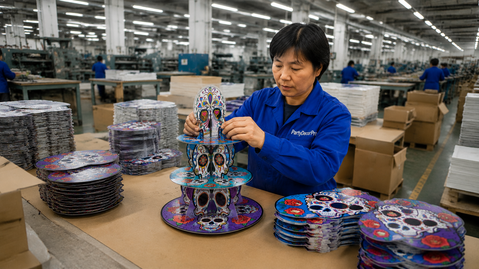 cupcake tower stand Manufacturing Process