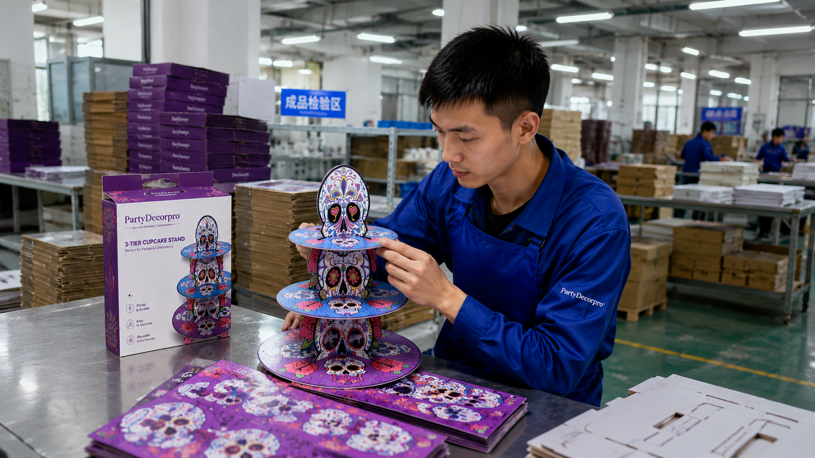 cupcake tower stand Manufacturing Process