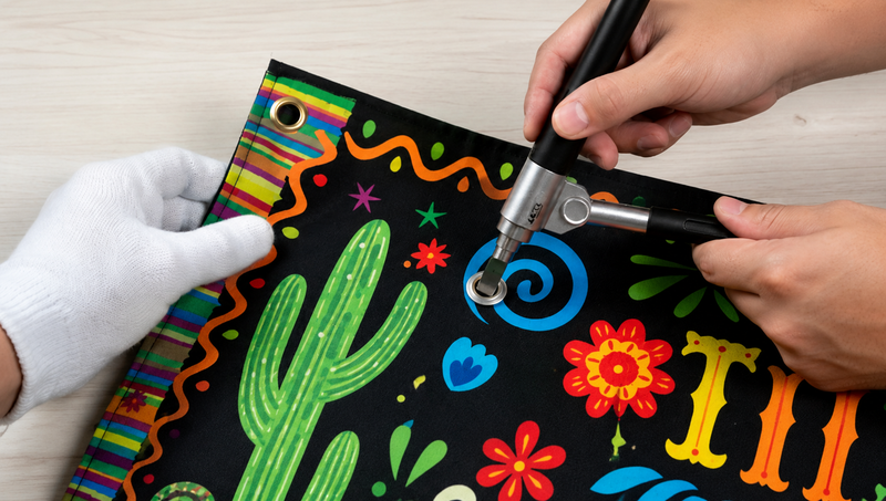 custom banner Manufacturing Process 