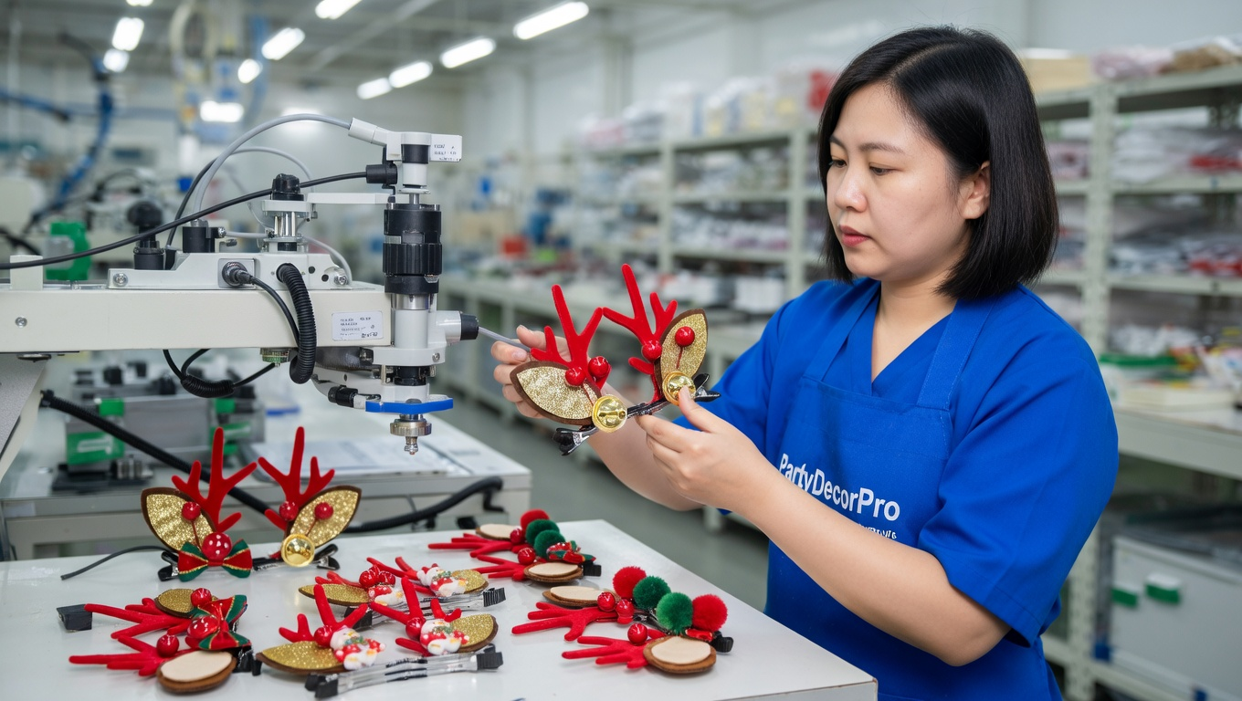 custom hair accessories Manufacturing Process 