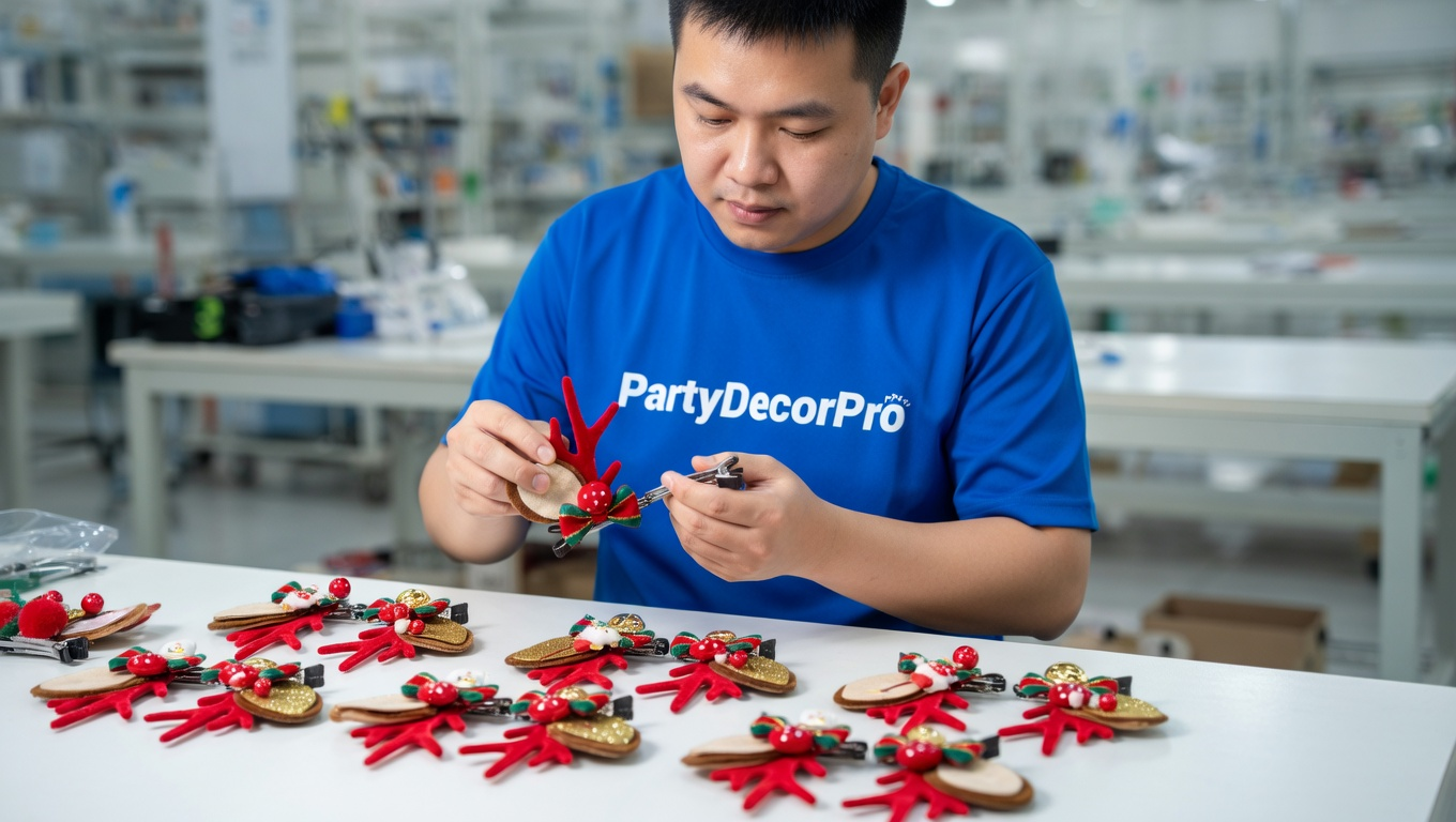 custom hair accessories Manufacturing Process 