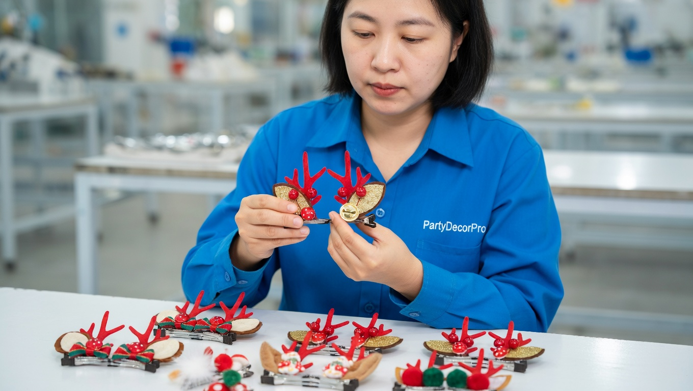 custom hair accessories Manufacturing Process 