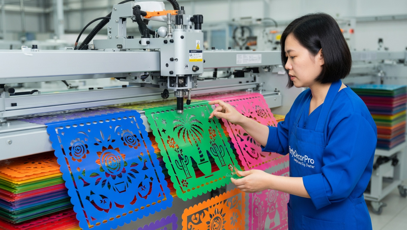 custom party banner Manufacturing Process 