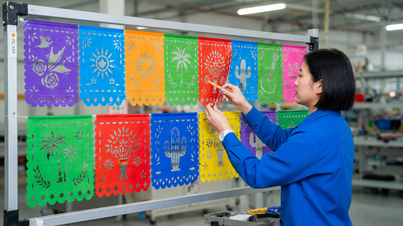 custom party banner Manufacturing Process 