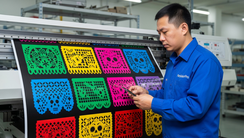 customized banner Manufacturing Process 