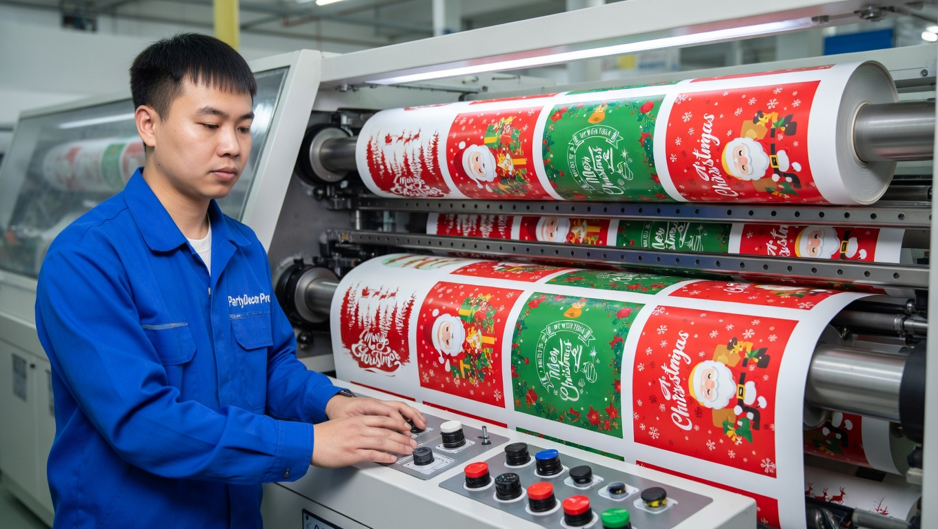 disposable christmas tableware Manufacturing Process