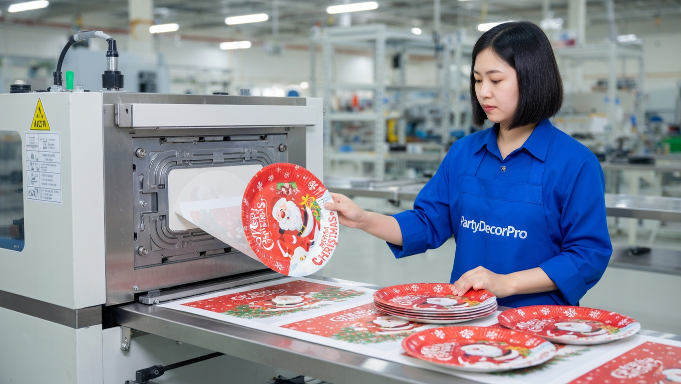 disposable christmas tableware Manufacturing Process