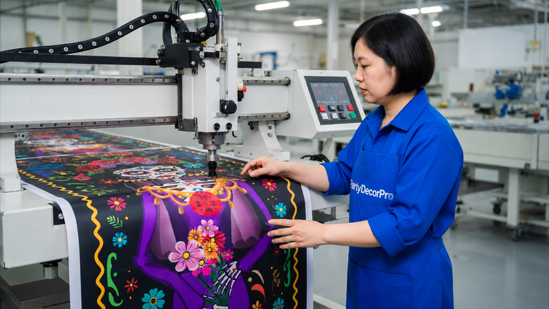 door banner Manufacturing Process 