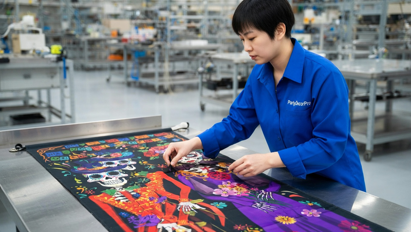 door banner Manufacturing Process 