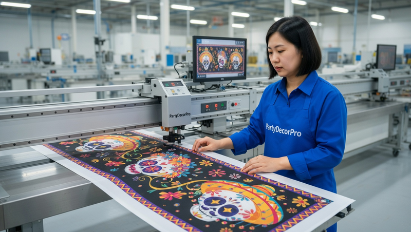 fence banner Manufacturing Process 