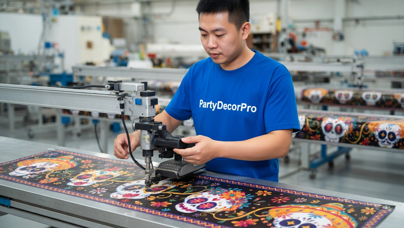 fence banner Manufacturing Process 