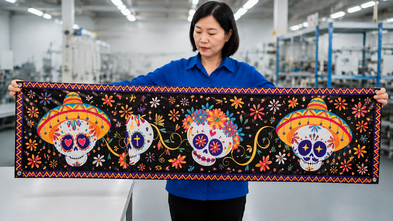 fence banner Manufacturing Process 