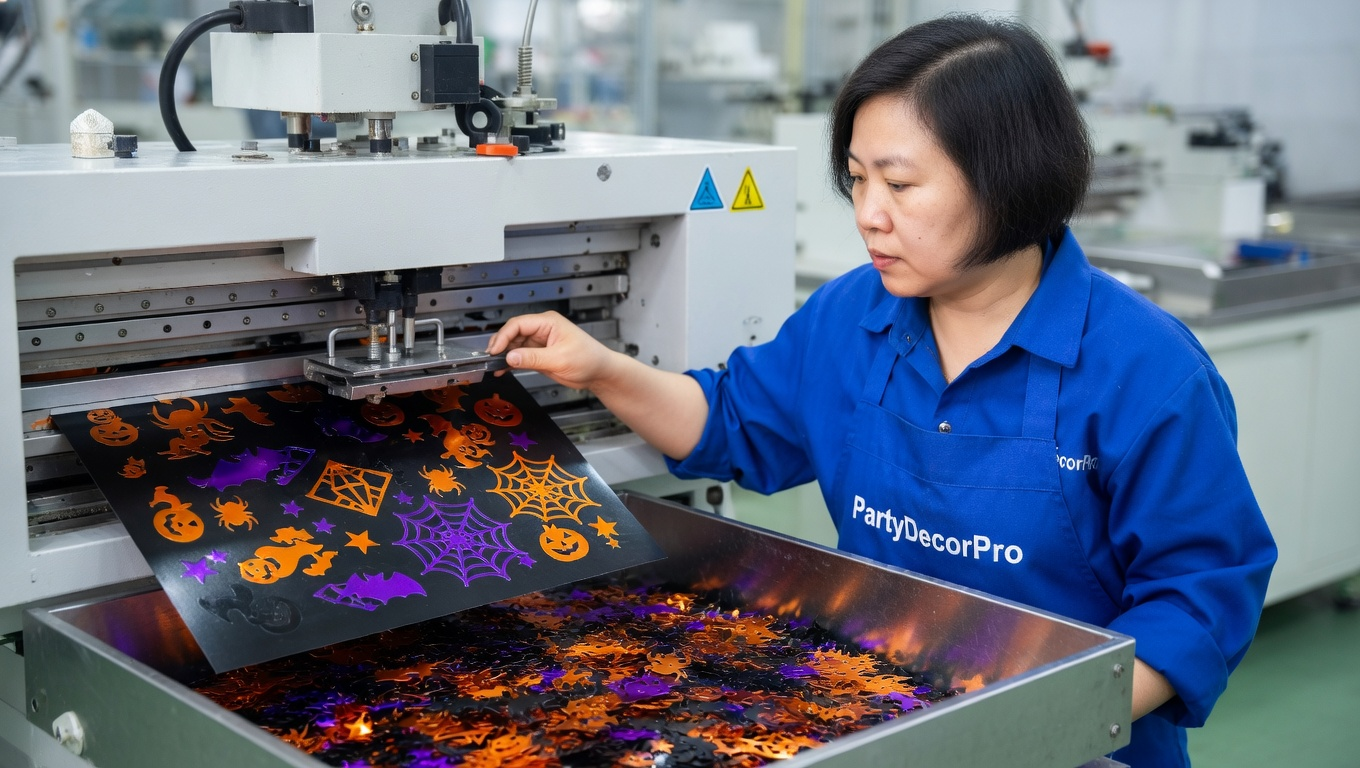 foil confetti Manufacturing Process