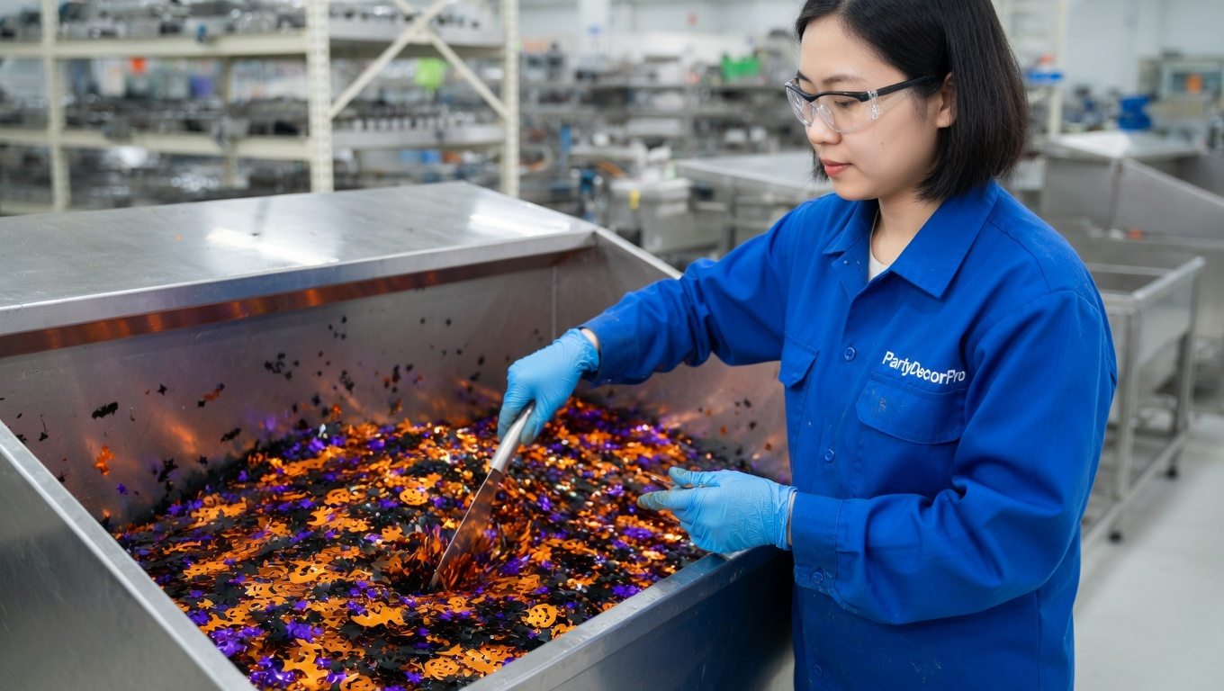 foil confetti Manufacturing Process