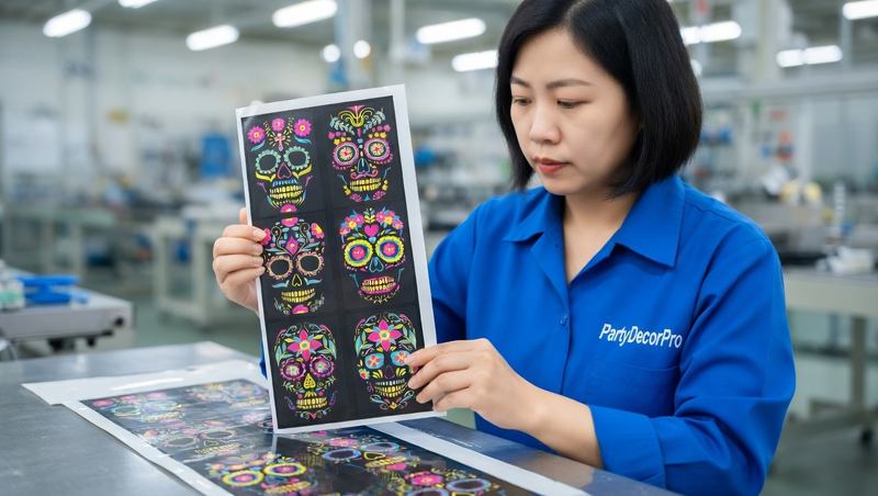 glow in the dark temporary tattoos Manufacturing Process