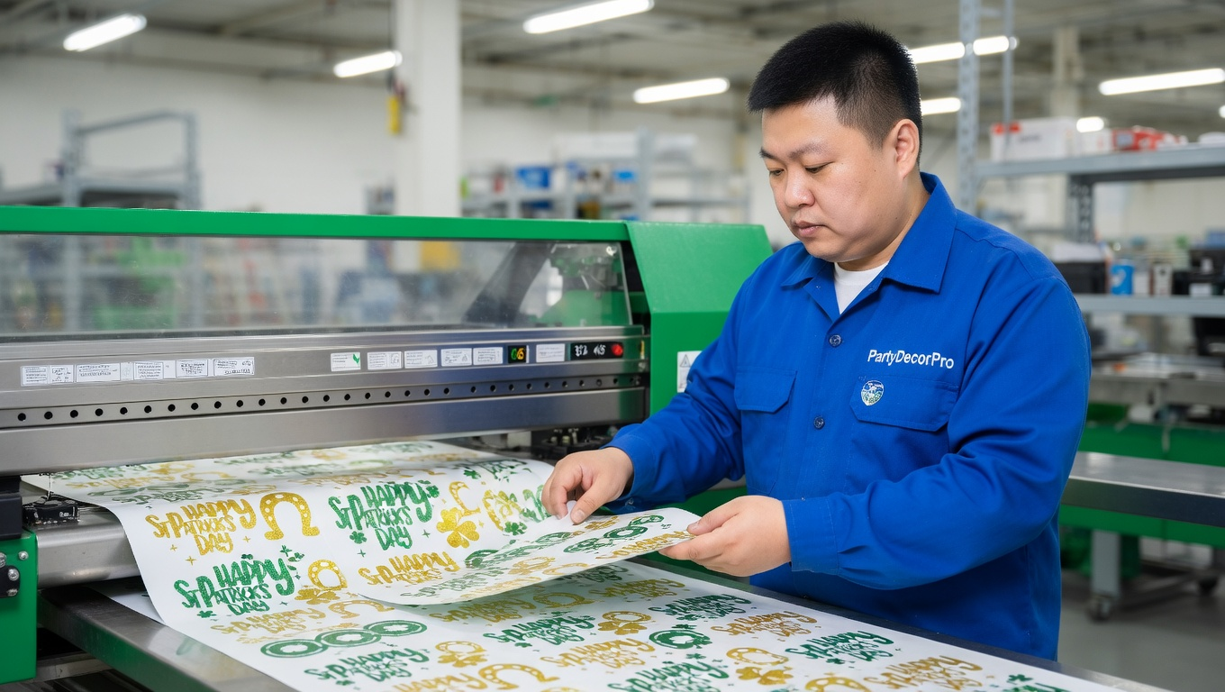 golden confetti Manufacturing Process 