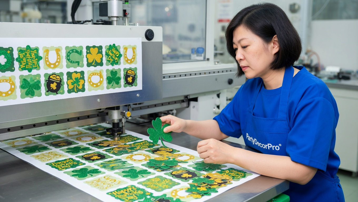 golden confetti Manufacturing Process 
