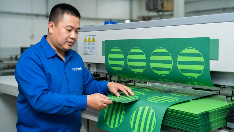 green paper lanterns Manufacturing Process 
