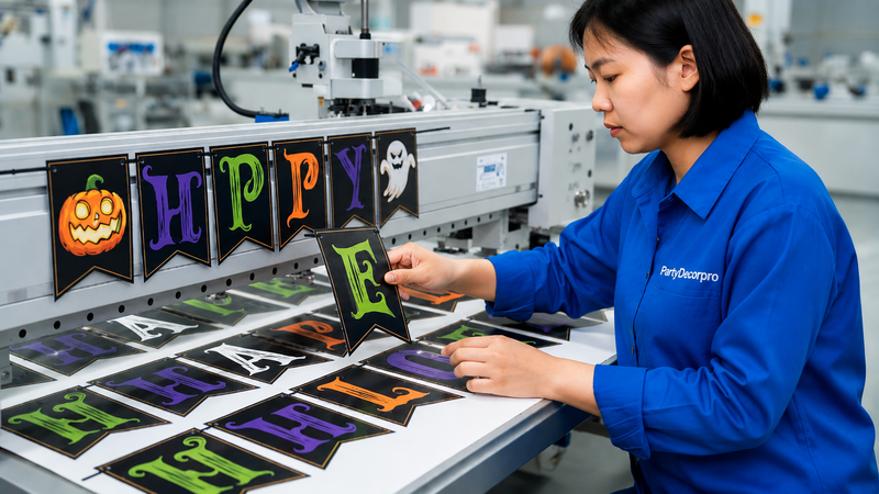 hanging banner Manufacturing Process 