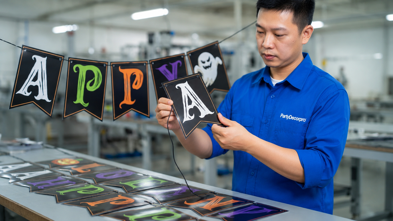 hanging banner Manufacturing Process 