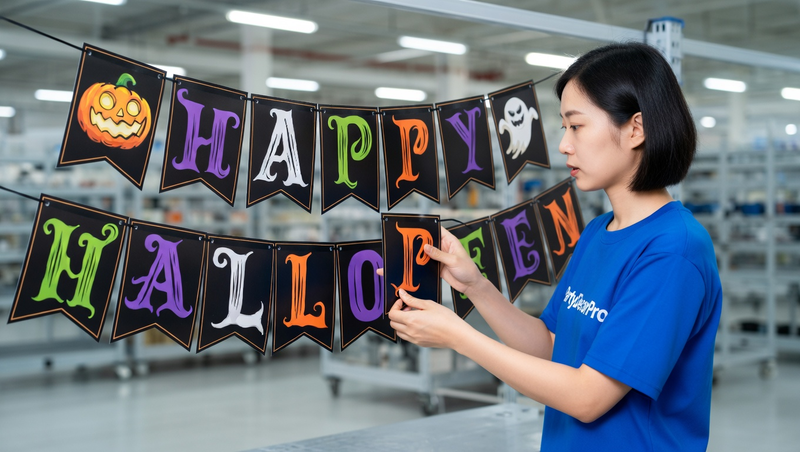 hanging banner Manufacturing Process 