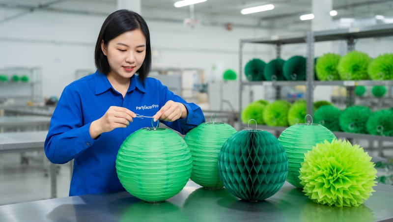 hanging paper lanterns Manufacturing Process 