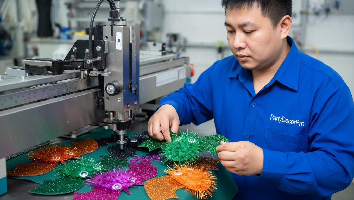 holiday claw clips Manufacturing Process